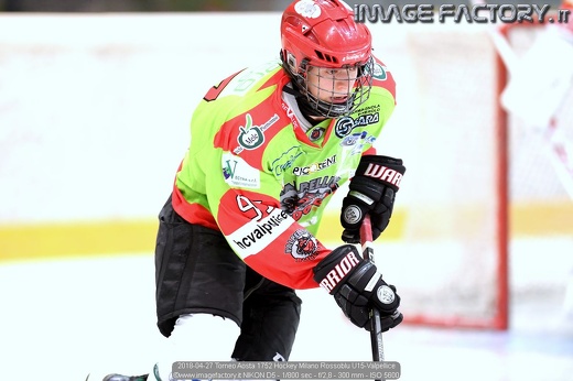 2018-04-27 Torneo Aosta 1752 Hockey Milano Rossoblu U15-Valpellice